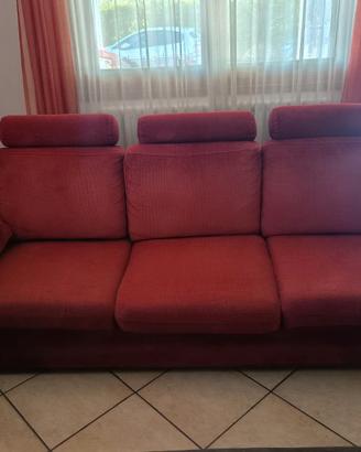 Divano in tessuto sfoderabile 250x88