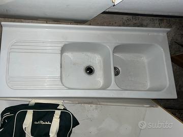 Lavandino + mobile lavanderia-cucina