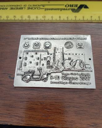 placca vespa  Registro storico La Spezia 2005