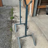 Supporti per bilancere in metallo per palestra