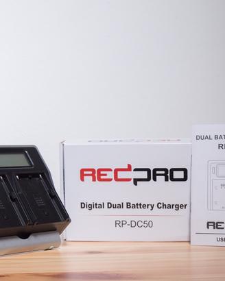 Caricabatterie e batteria RedPro RP-DC50/RP-BPU80
