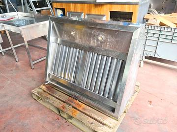 cappa a parete con scarico grassi usata