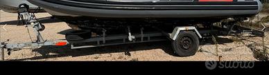 Carrello porta barca gommone stradale revisionato