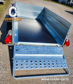 CARRELLO RIMORCHIO CRESCI PT6CA RAMPA DI SALITA