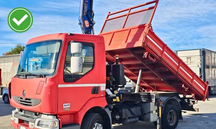 Camion ribaltabile Renault Midlum 180 - 100 Qli a 