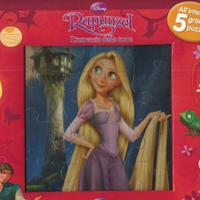 Libro puzzle sul film Disney "Rapunzel"
