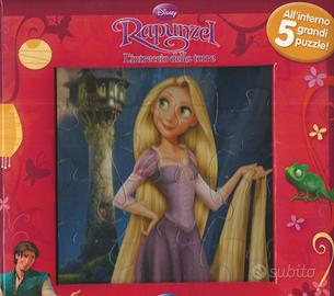 Libro puzzle sul film Disney "Rapunzel"