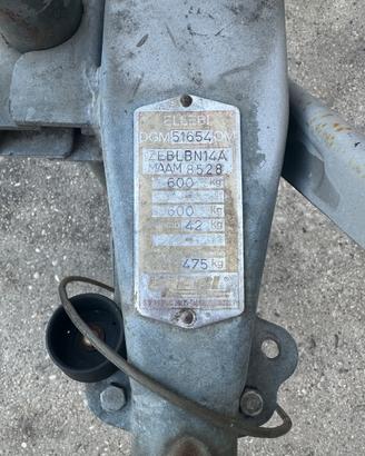 Carrello barca ELLEBI 600