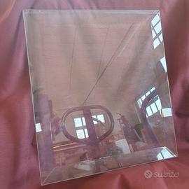 Vetro molato Vintage Placca rettangolare cristallo