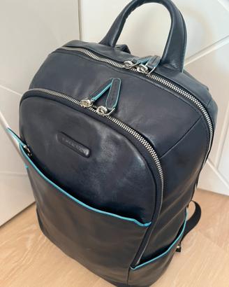 Zaino piquadro pelle blu