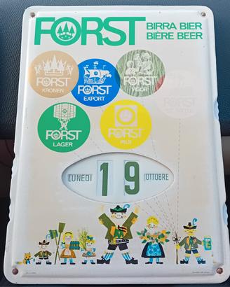 Calendario Perpetuo Birra Forst 