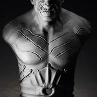 Azog Uruk LOTR Busto in resina 10k