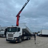 Scania G450 Euro 6 Gru + Ribaltabile