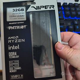 32gb patriot ddr4 pc28800-3600mhz blackout edition