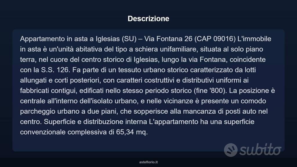 Appartamento – Igrèsias/Iglesias, Sulcis Iglesiente - Vista 4