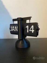 Calendario perpetuo flip da scrivania stile retrò