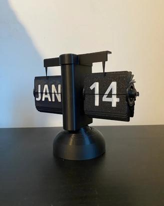 Calendario perpetuo flip da scrivania stile retrò