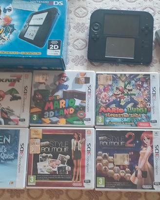 Nintendo 2ds + 8 giochi 