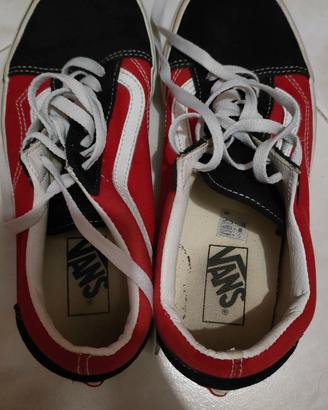 Vans Old Skool nere/rosse/bianche – tg. 40.5 EU