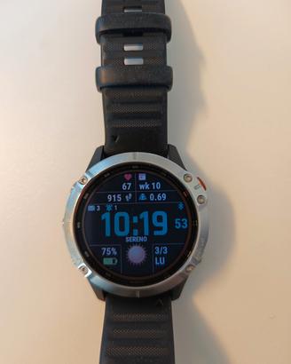 Orologio Garmin Fenix 6 solar e Mares Smart apnea 
