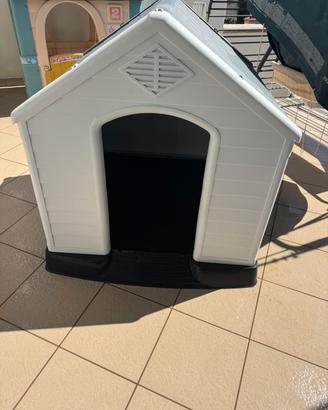 Cuccia per cani  + materassino + cancelletto