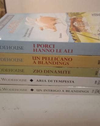 set 5 libri P.G. Wodehouse