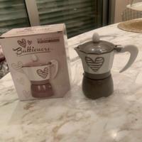 Caffettiera brand Batticuore nuova