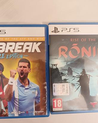 Ps5 games Tiebreak + The last of Ronin