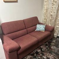 Divano due Posti Reclinabile in tessuto