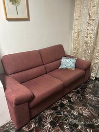 Divano due Posti Reclinabile in tessuto