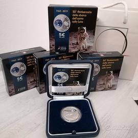 MONETA COMMEMORATIVA - Sbarco sulla Luna Anno 2019