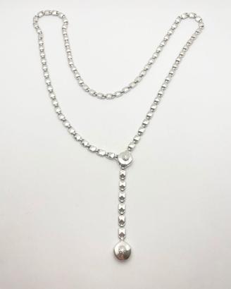 Collana oro 18KT gr. 17.56 con diamante, CHIMENTO.