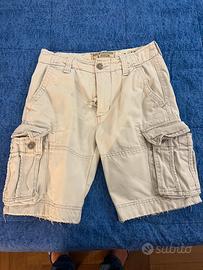 Pantaloncini cargo Abercrombie&fitch, beige