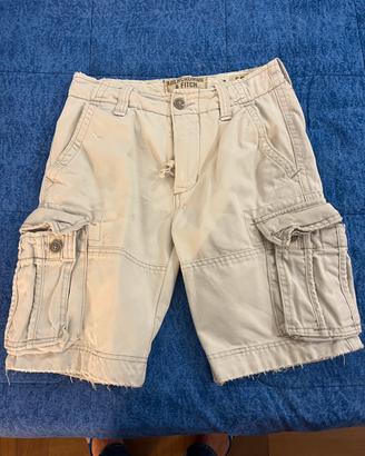 Pantaloncini cargo Abercrombie&fitch, beige