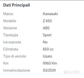 Motorrad - Kawasaki Z 650