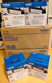 10 Rotoli nastro continuo Brother  Dk-22205