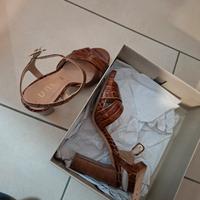 scarpe tacco 10 stampa coccodrillo