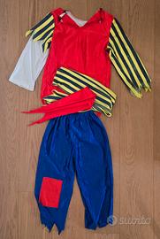 Costume clown pagliaccio bambino 6 8 anni carne7
