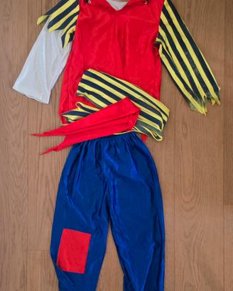 Costume clown pagliaccio bambino 6 8 anni carne7