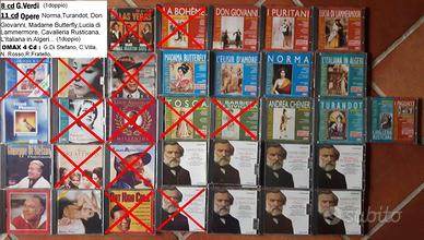 Stock di 23 cd NUOVI G.Verdi,Opere e vari