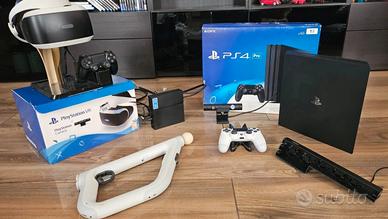 ps4 + playstation vr + giochi + fucile