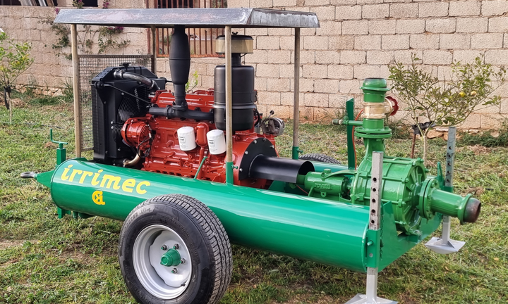 Motopompa carrellata irrimec