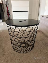 Tavolino contenitore kvistbro ikea nero