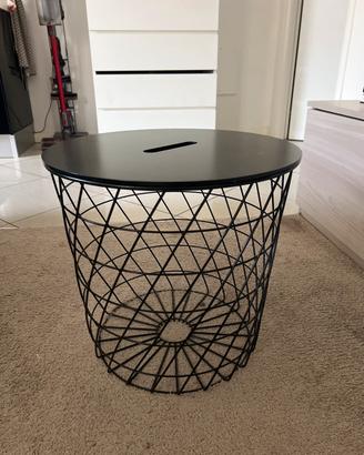 Tavolino contenitore kvistbro ikea nero