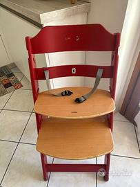 Sedia con tavolino