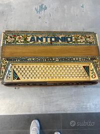 Fisarmonica d’epoca artigianale- pezzo da collez