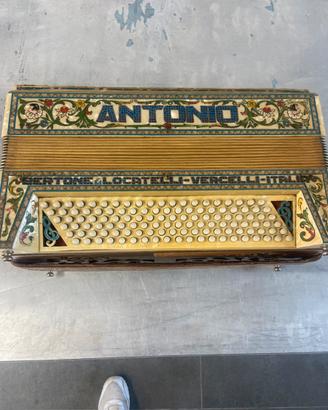 Fisarmonica d’epoca artigianale- pezzo da collez