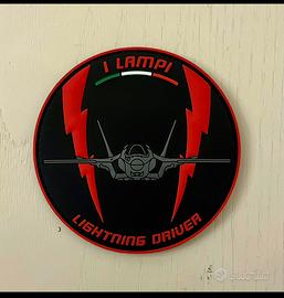 Patch in PVC "I Lampi - Lightning Driver”