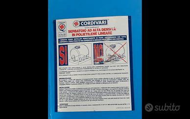 SERBATOIO IN POLIETILENE