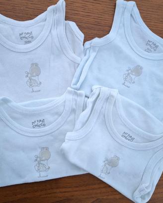 4 body Chicco senza maniche taglia 6 mesi